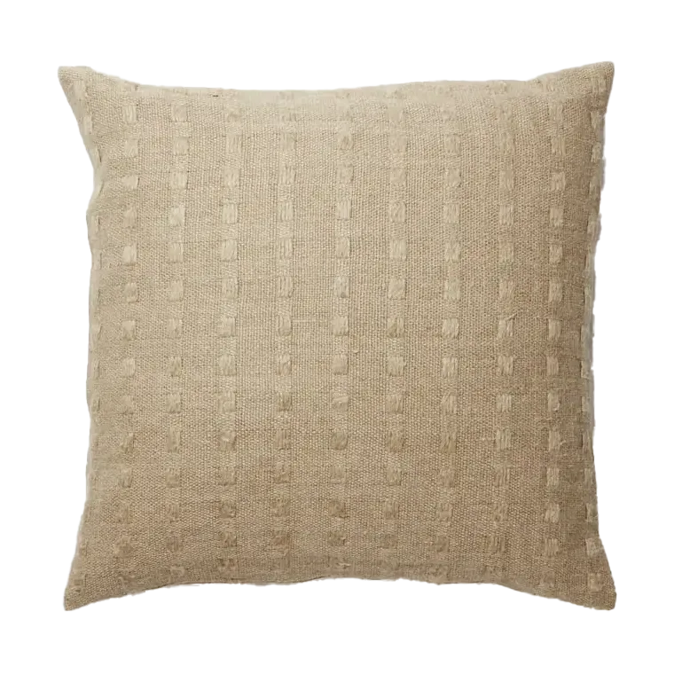 Olsson & Jensen Housse de coussin Lennox cm Beige