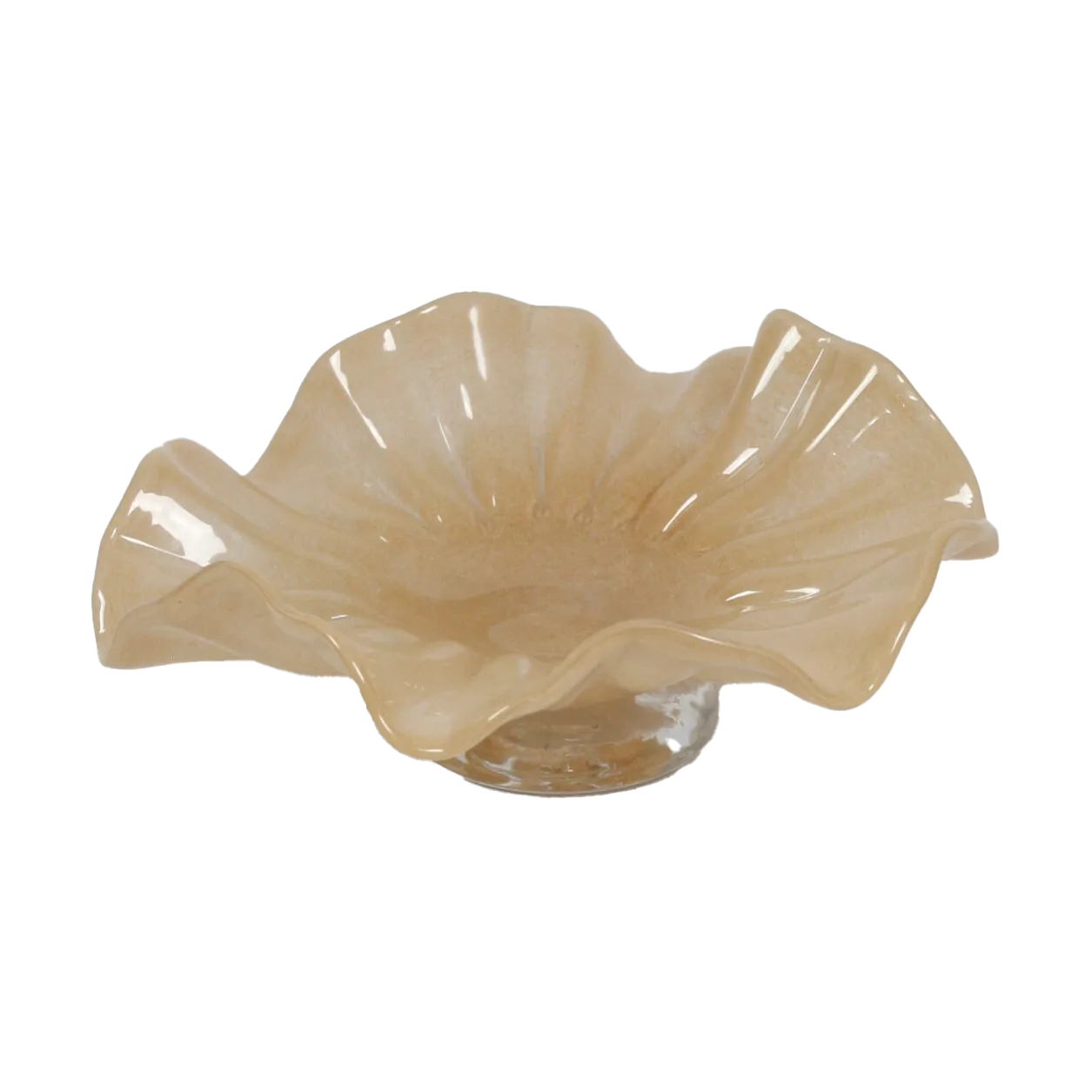 Olsson & Jensen Loa sk&aring;l p&aring; fot 22 cm Beige