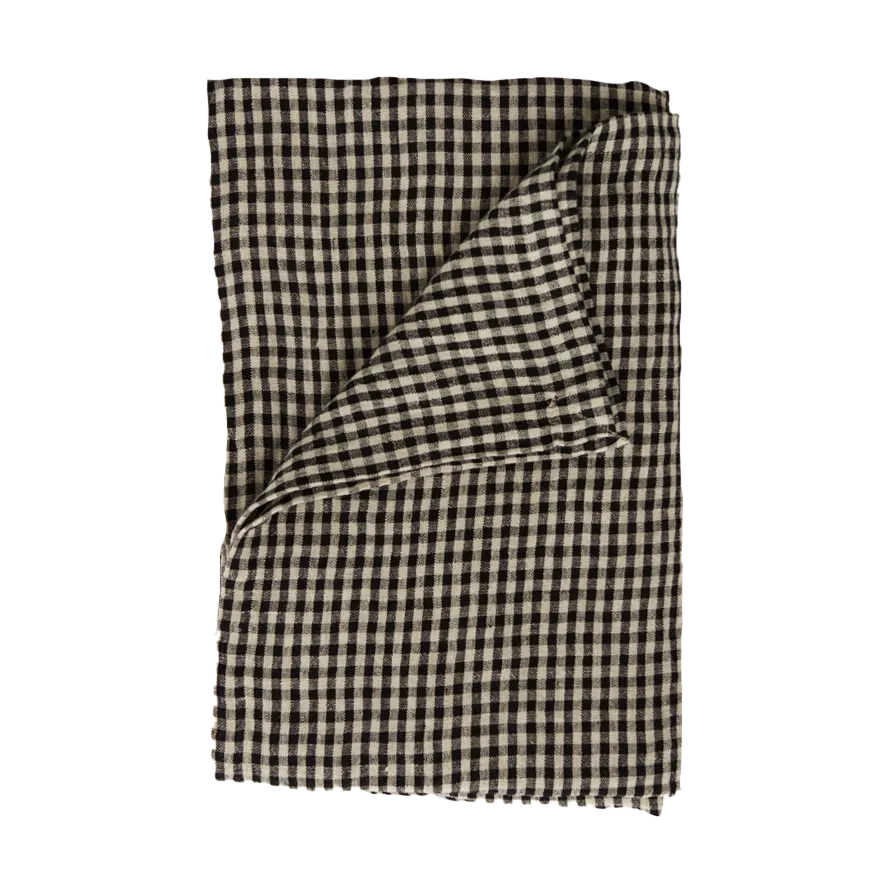 Olsson & Jensen Nappe en lin Vipa cm Noir-sable