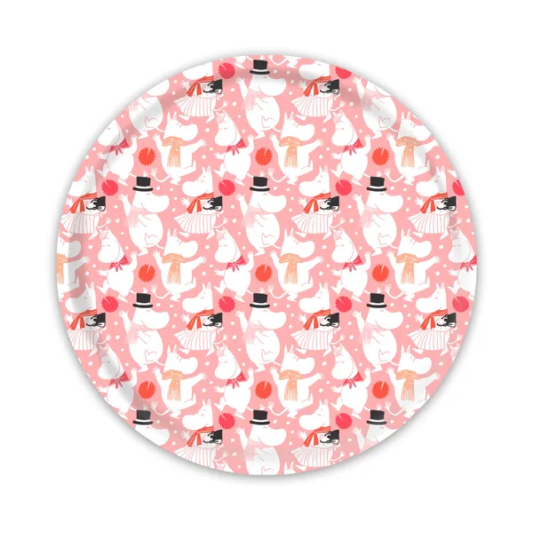 Moomin celebration bricka Ø31 cm, Vit