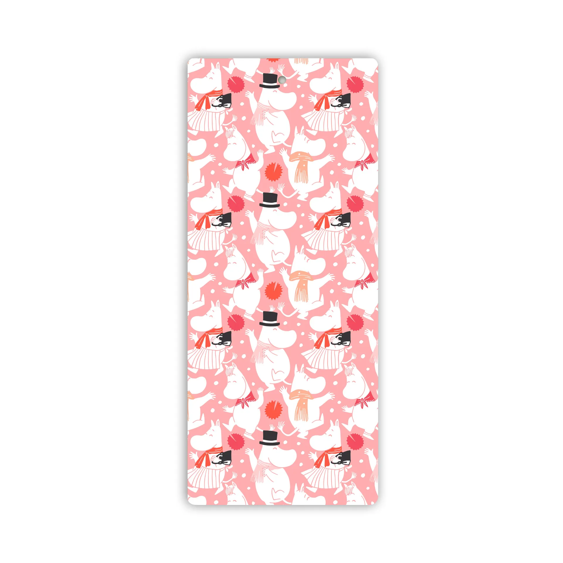 Opto Design Moomin celebration Serveringsbræt 40x17 cm Hvid-lyserød