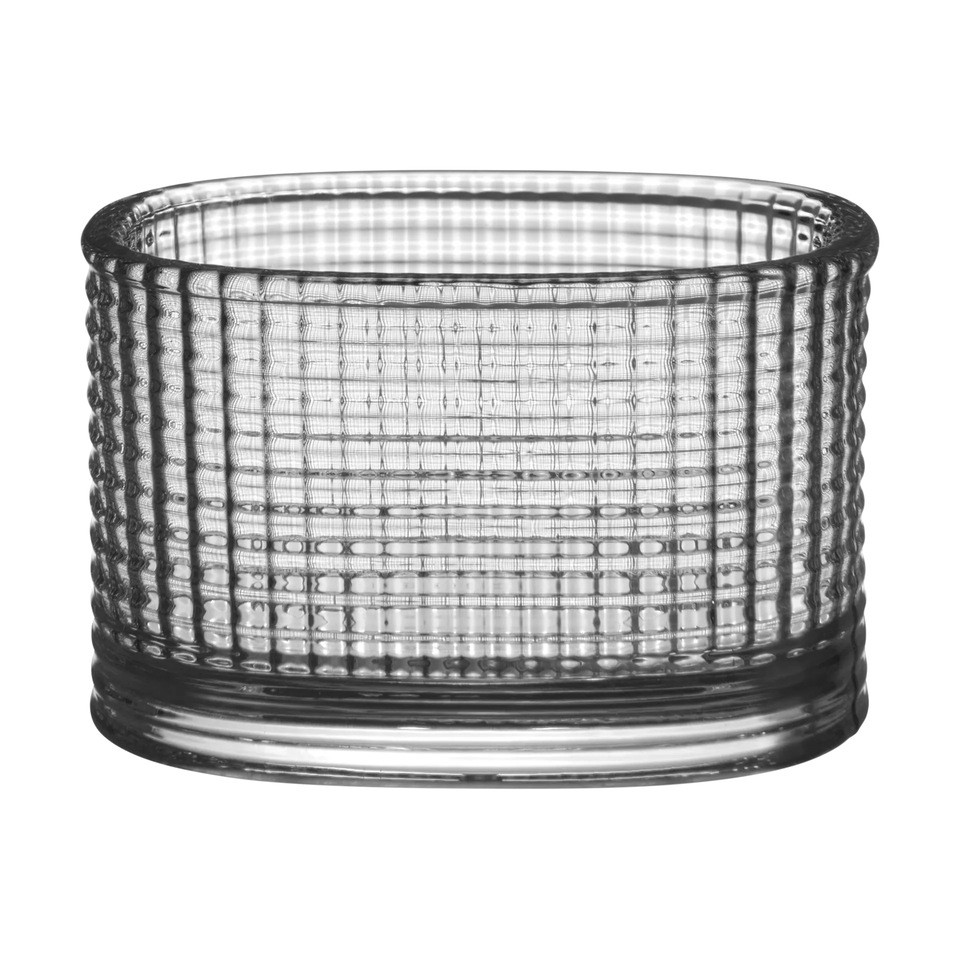 Orrefors Magica fyrfadsstage super ellipse 5 cm Grå billede