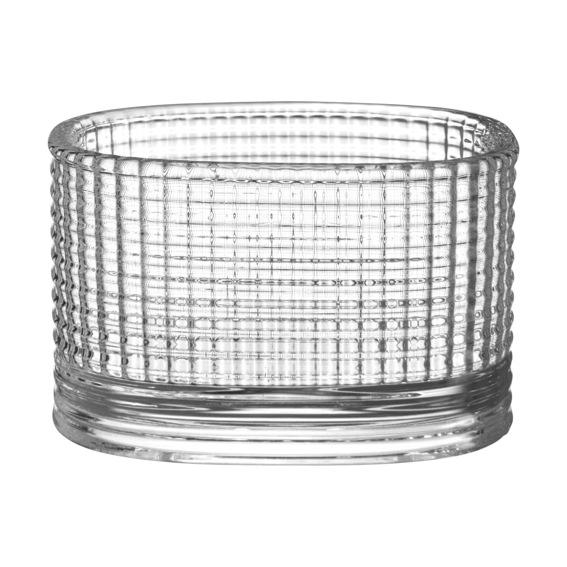 Orrefors Magica fyrfadsstage super ellipse 5 cm Klar billede
