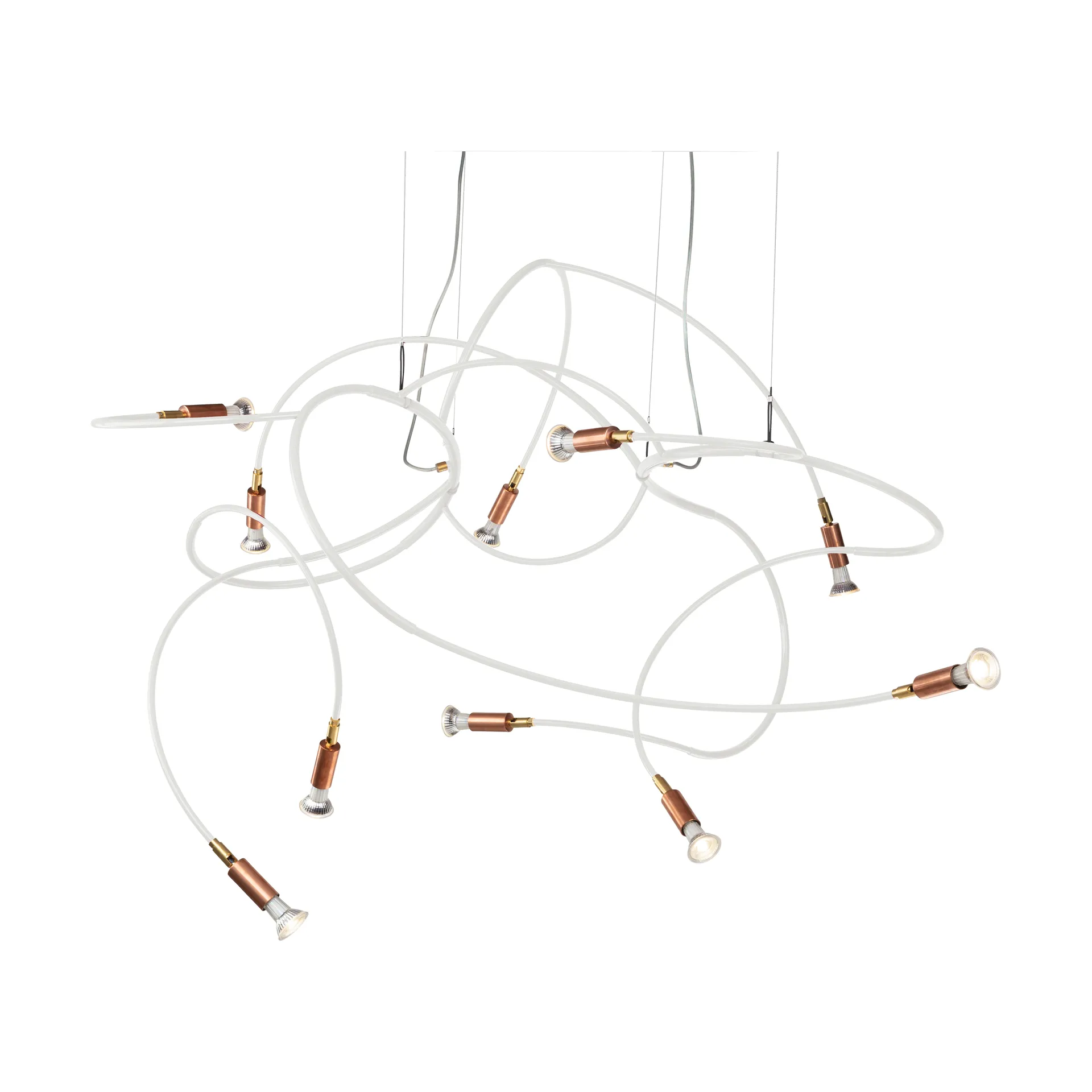 Örsjö Belysning Suspension Andromeda Acier blanc