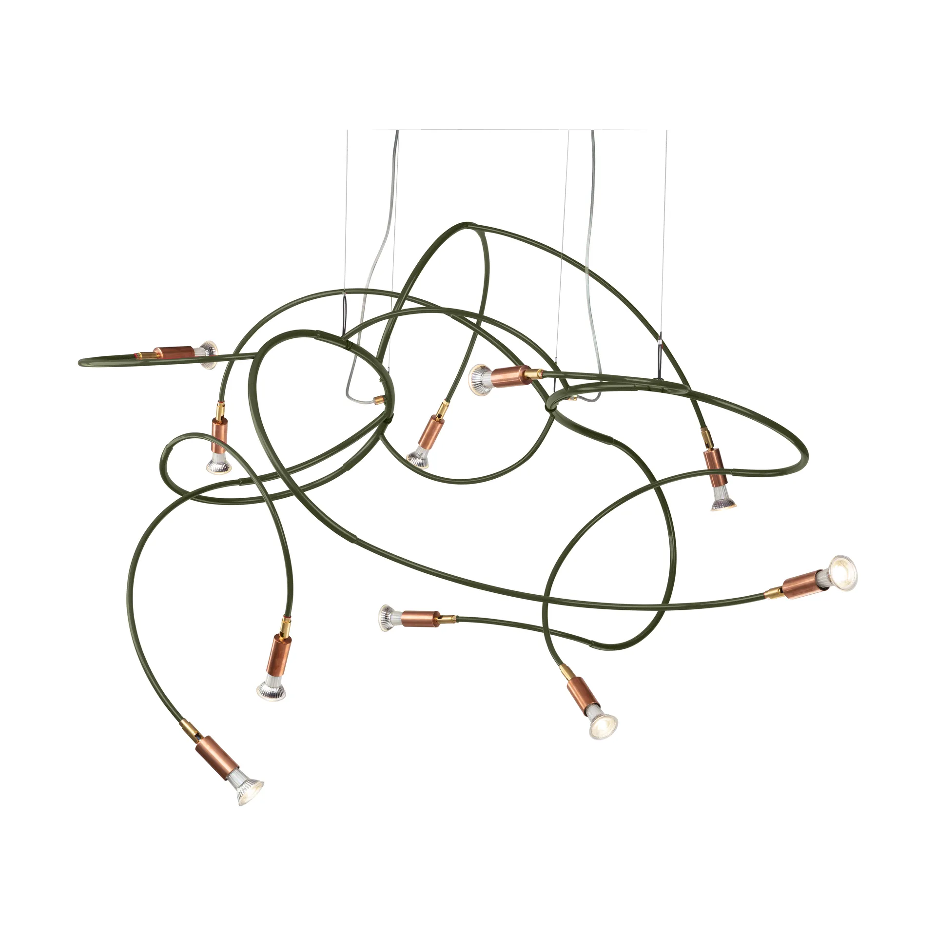 Örsjö Belysning Suspension Andromeda Acier vert