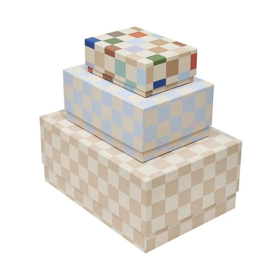 OYOY Boîtes de rangement Mana, 3 pièces Multi