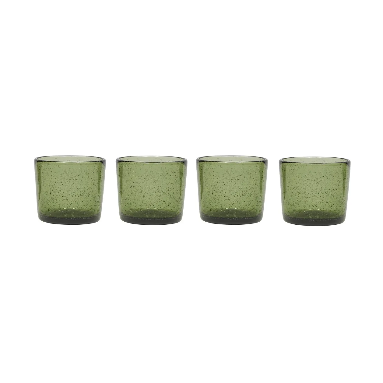 OYOY Kuki drikkeglas 4-pak Green