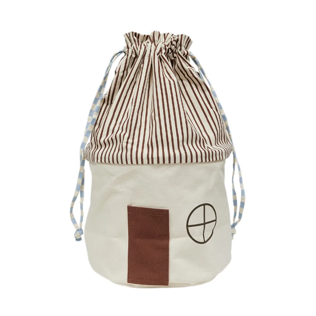 OYOY Panier de rangement Koya Large Muscade