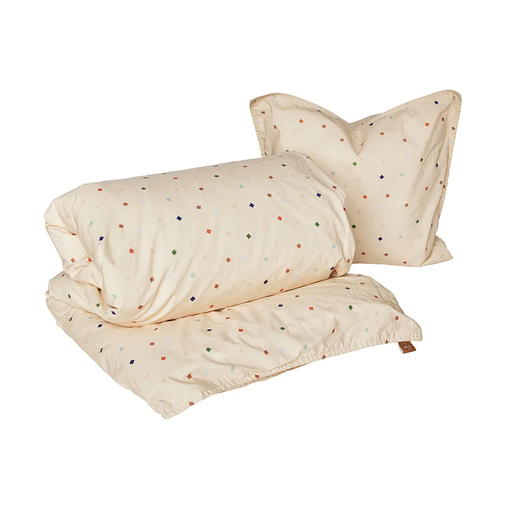 OYOY Parure de lit pour bébé Konfetti Multi