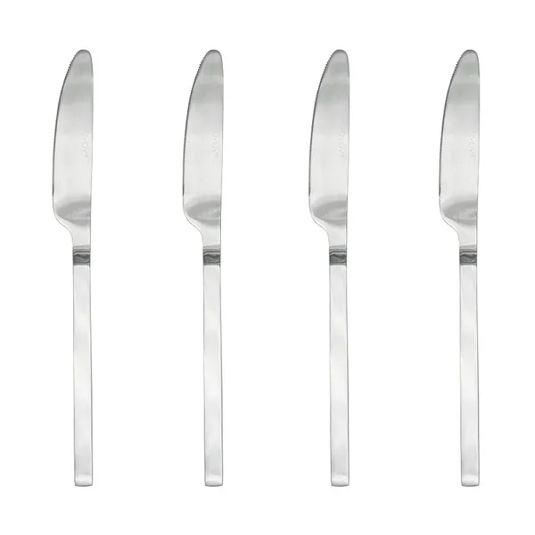 Yuka kniv 4-pack, Brushed Steel