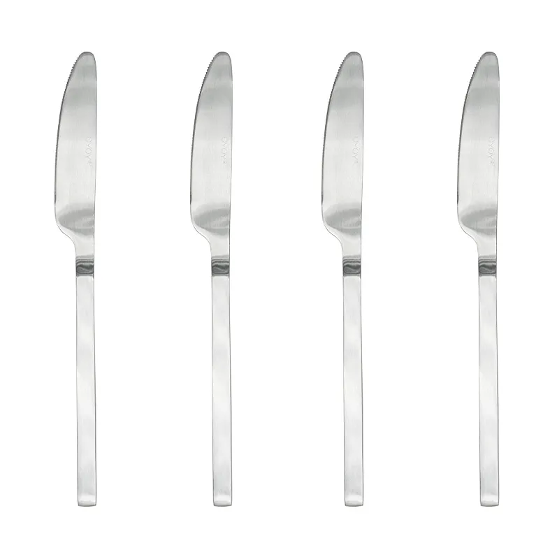 OYOY Yuka kniv 4-pak Brushed Steel