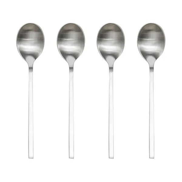Yuka sked 4-pack, Brushed Steel