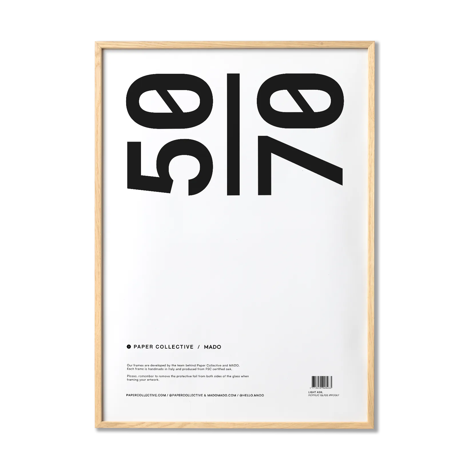 Paper Collective Paper Collective ramme plexiglas-ask 50x70 cm