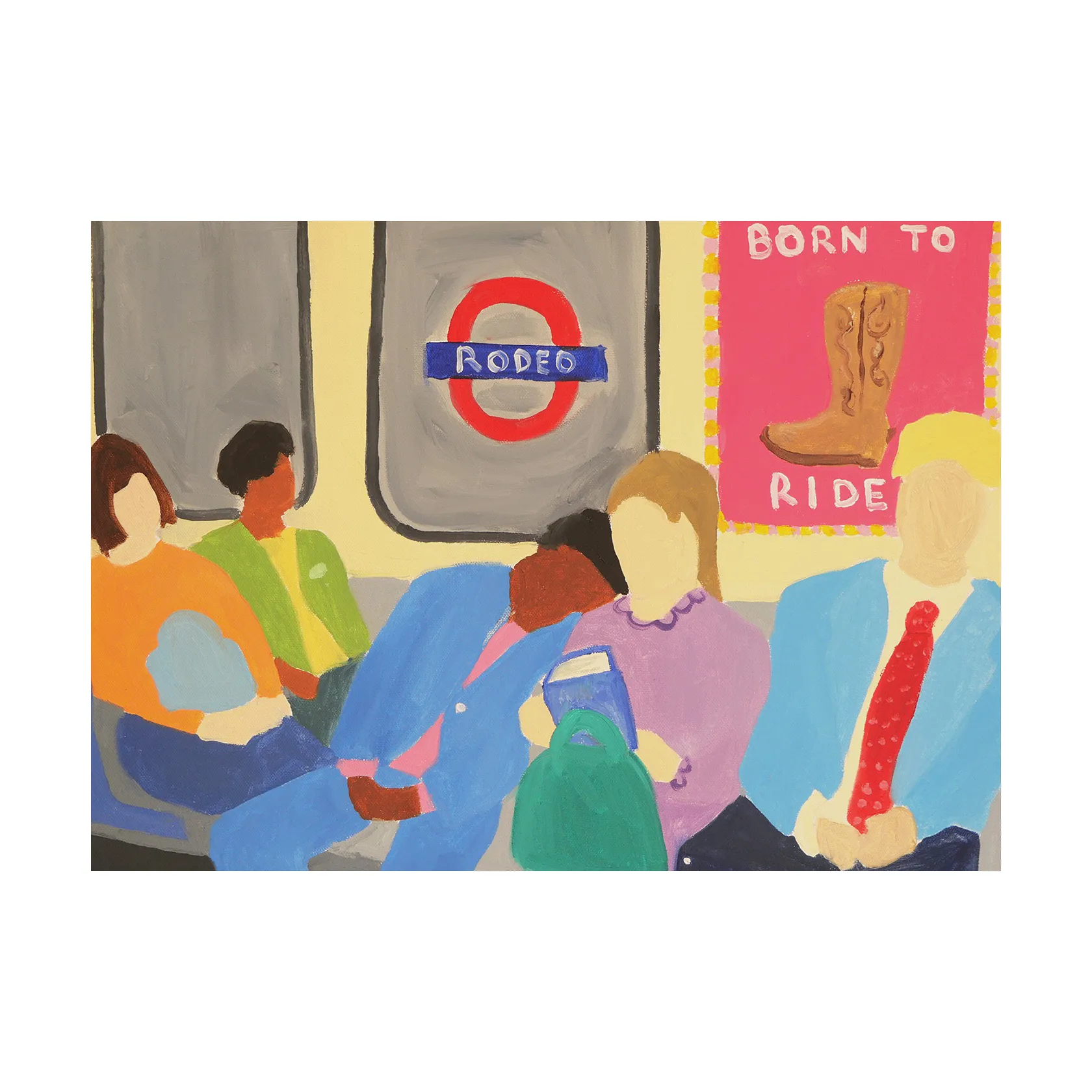 Paper Collective Poster Born to Ride cm