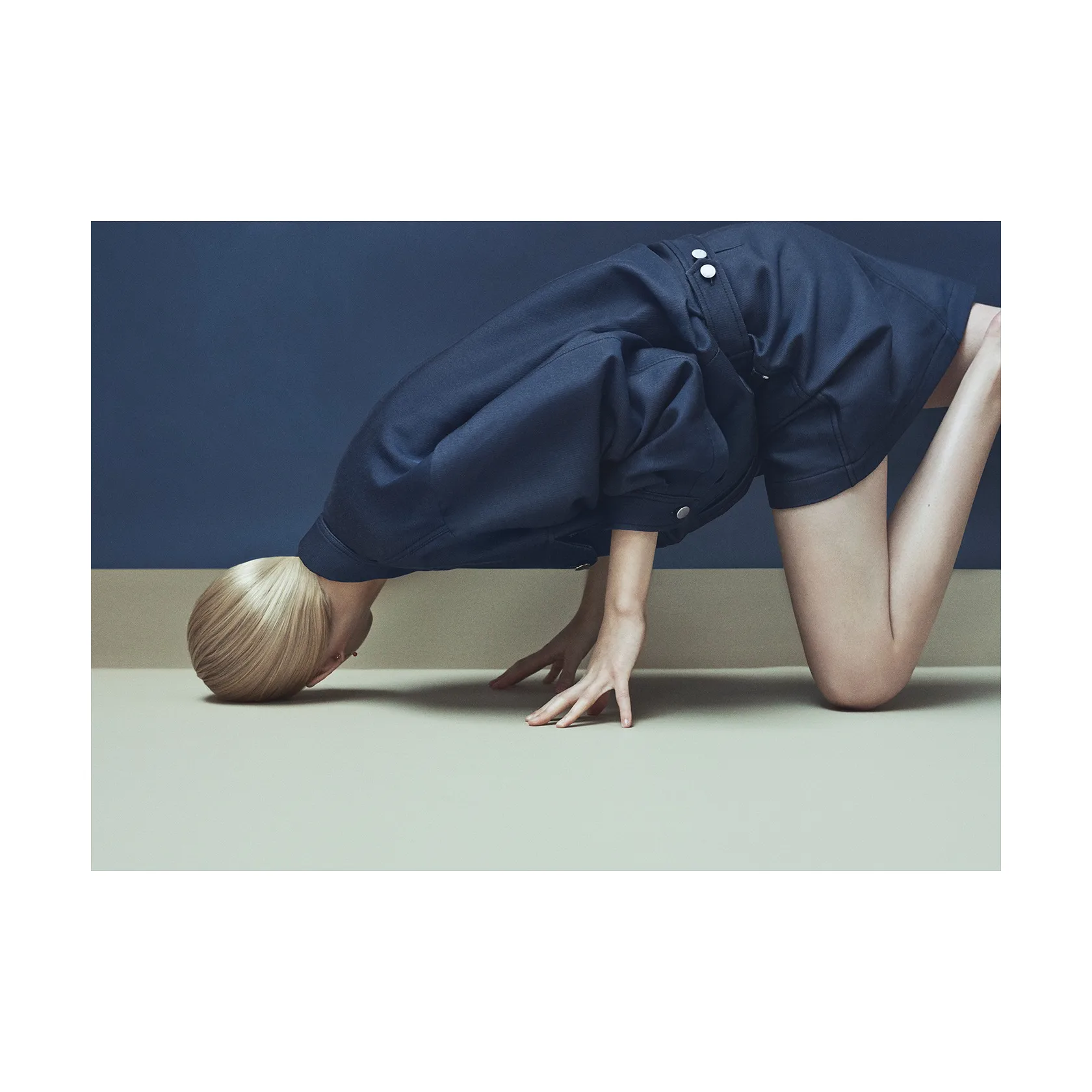 Paper Collective Poster In Deep Blue cm