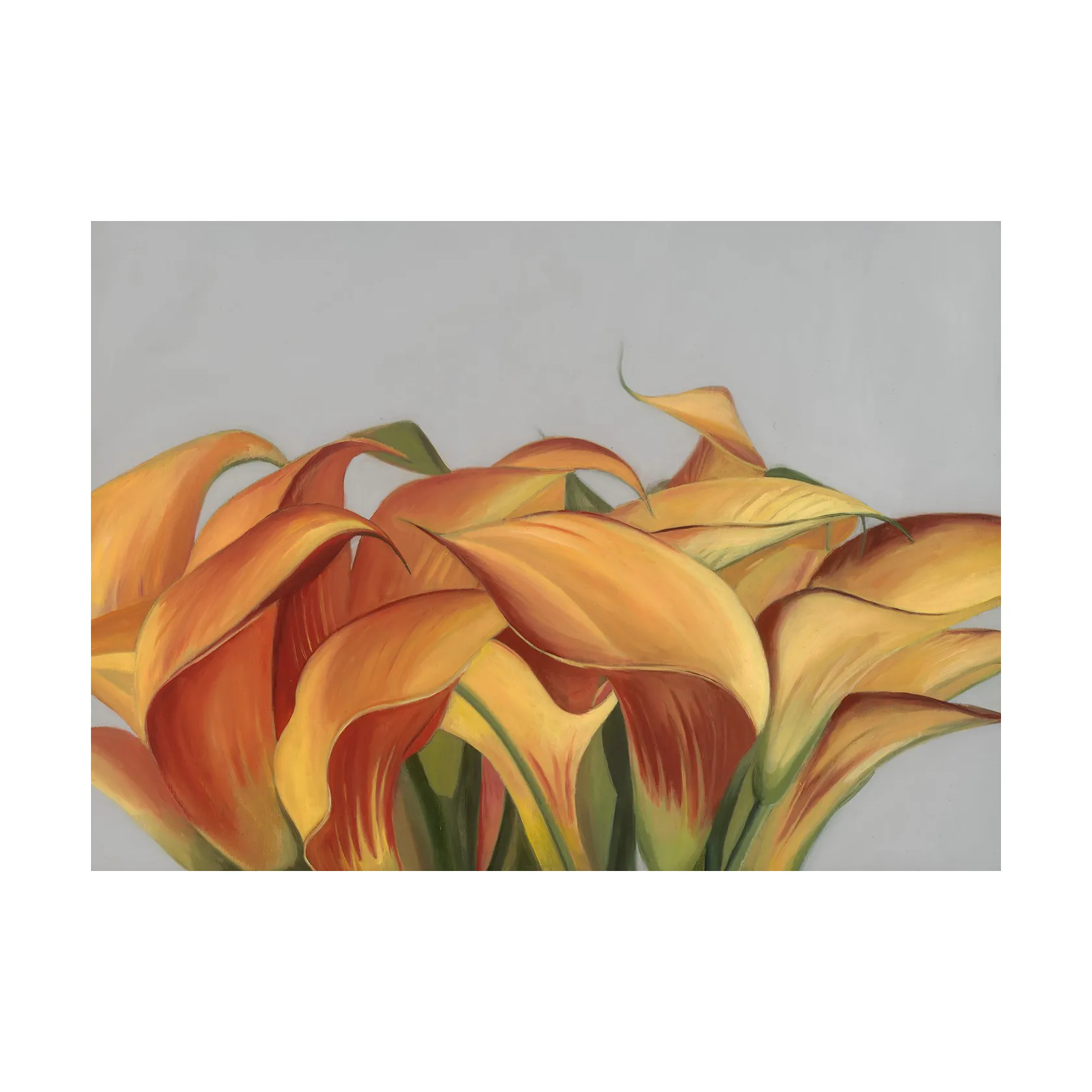 Paper Collective Poster Yellow Flowers cm