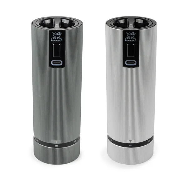 Line elektrisk kryddkvarn 2-pack, Carbon-aluminium