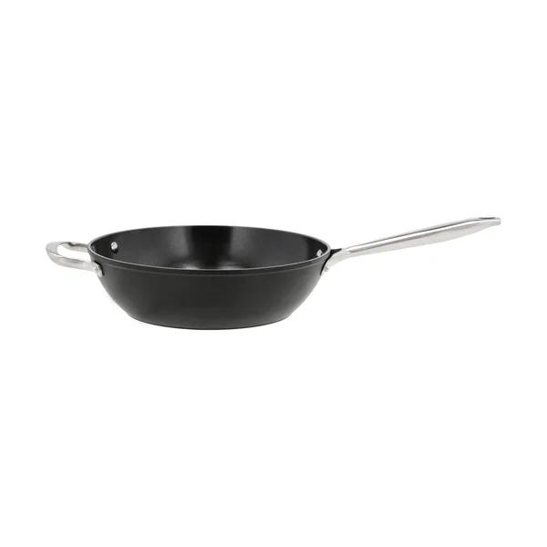 Travo wokpanna keramisk non-stick 28 cm, Svart-aluminium