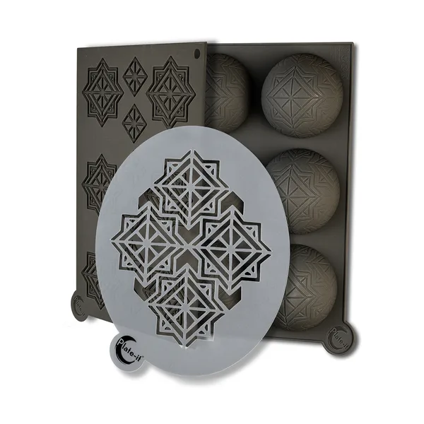 Plate-it infinity silikonform 3 delar