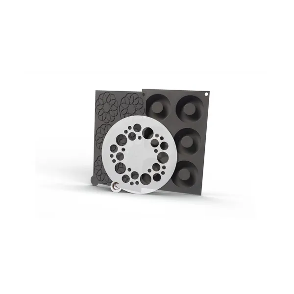 Plate-it inner circle silikonform 3 delar