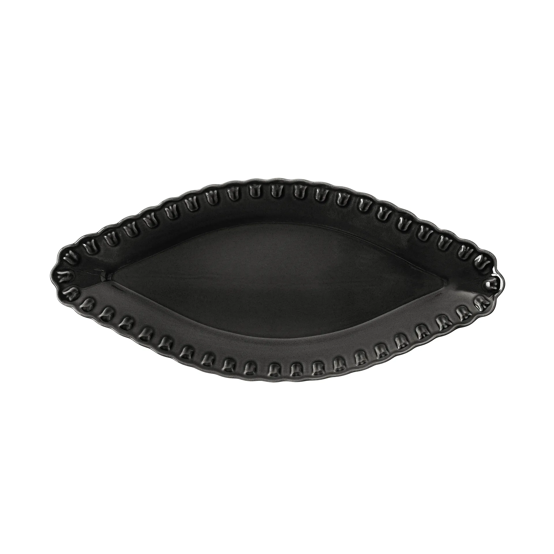 PotteryJo Tulipa oval underkop 20x45 cm Almost black