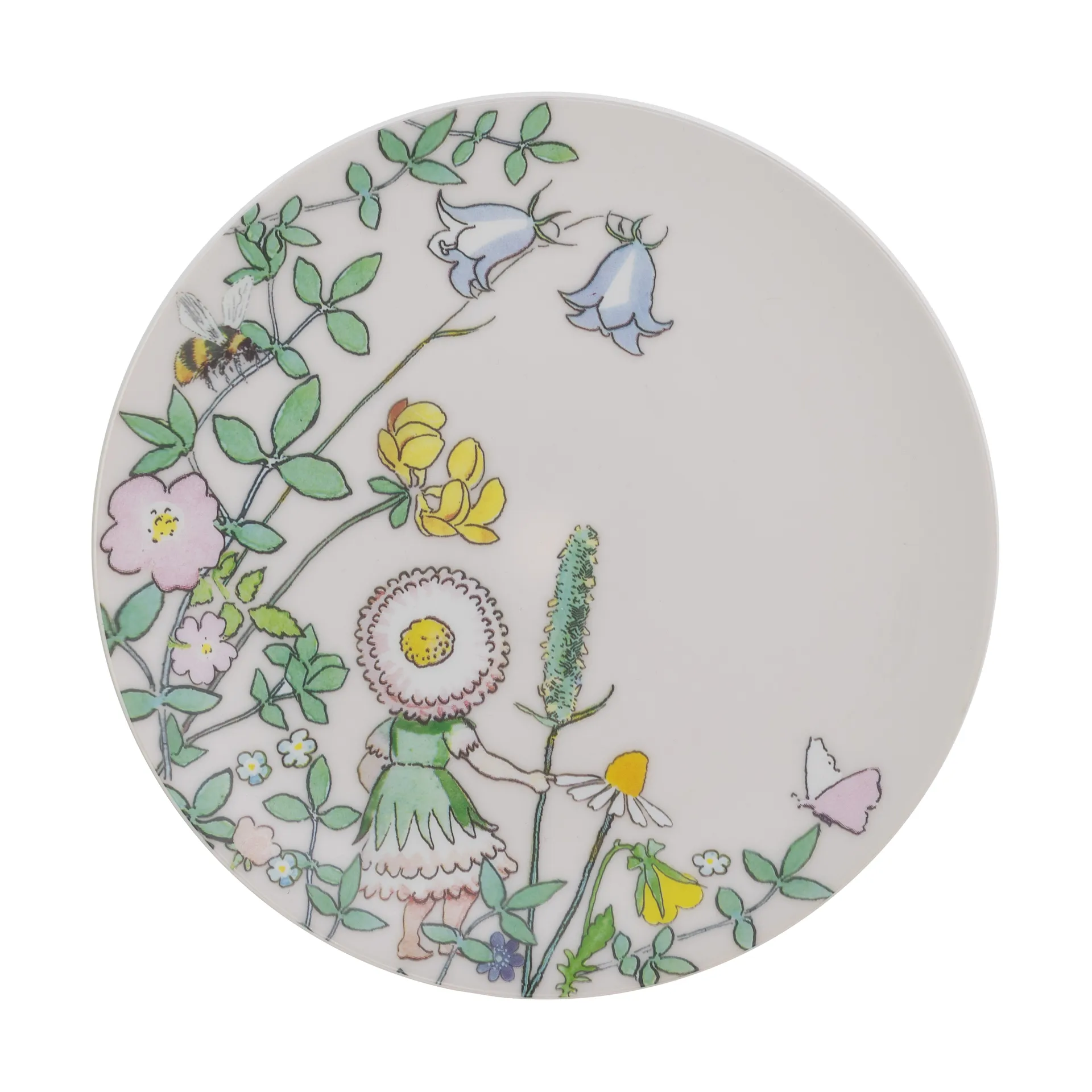 Rätt Start Elsa Beskow Blomsterfesten tallerken Ø20 cm Multi
