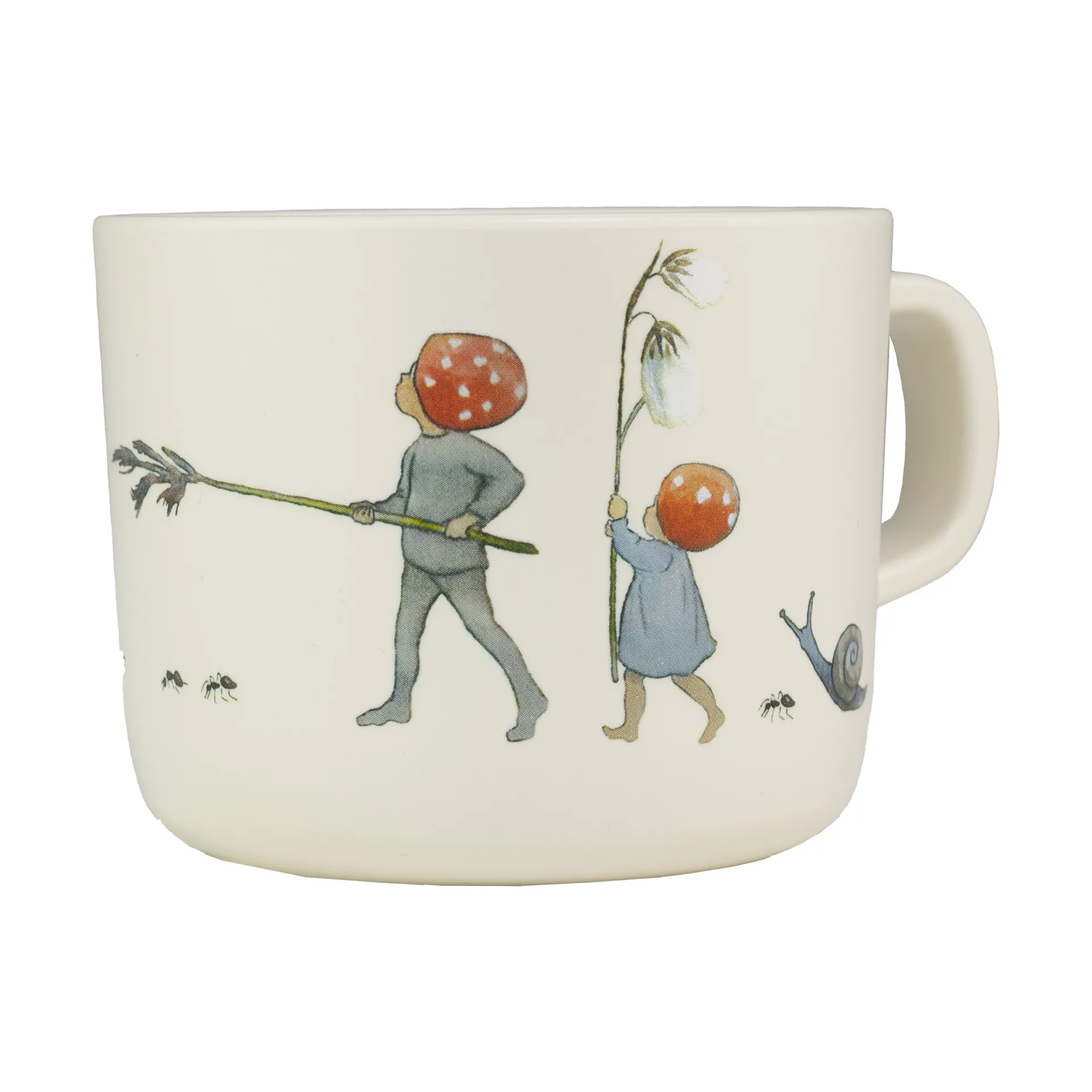 Rätt Start Elsa Beskow Tomtebobarnen krus 25 cl Hvid