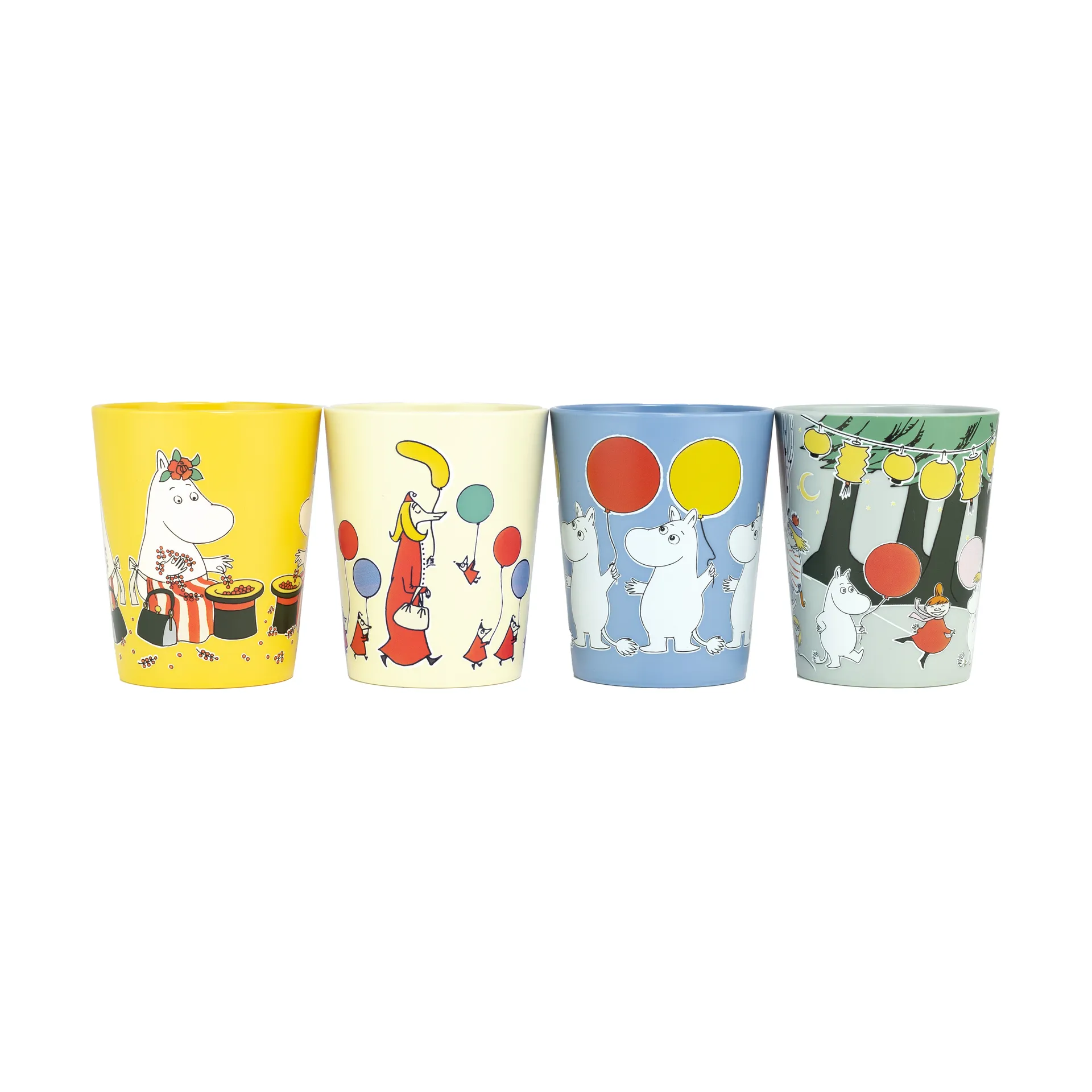 R&auml;tt Start Mumin Festligheter samlarkoppar 15 cl 4-pack Multi
