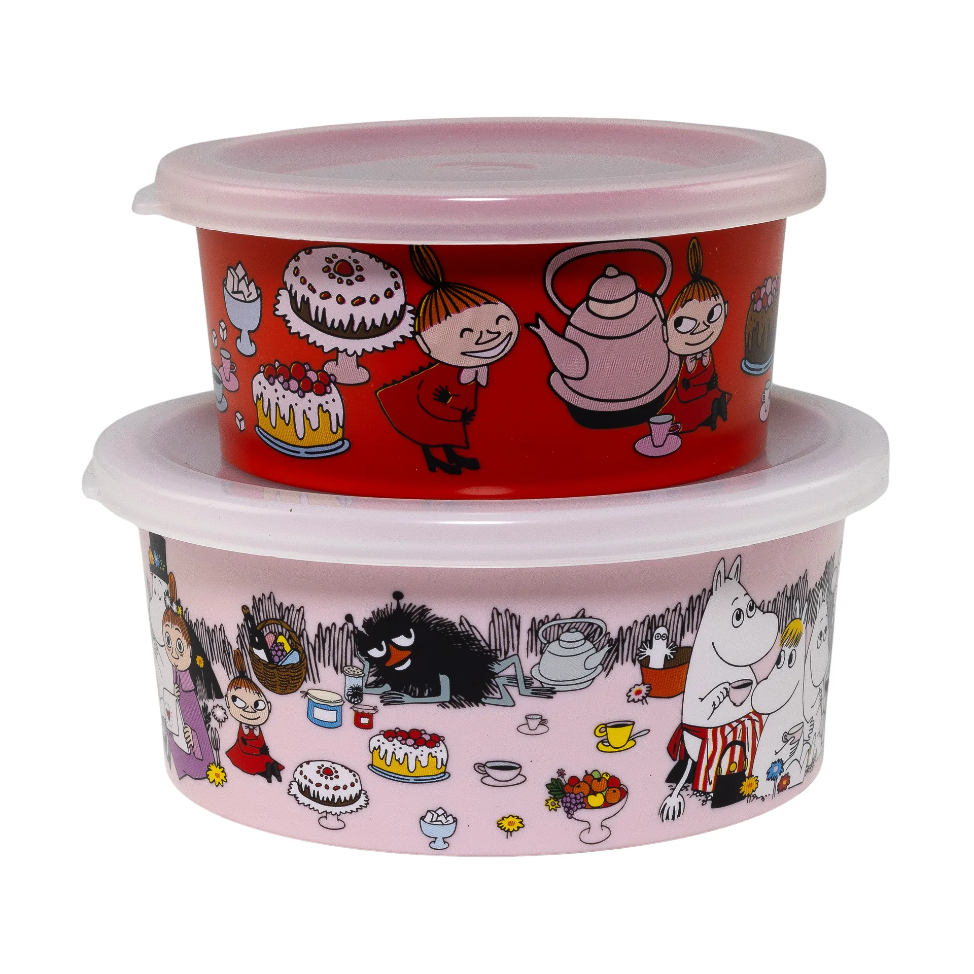 Rätt Start Mumin Picknick Lilla My Snackbox, lot de 2 Multi