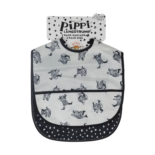 Pippi Cirkus haklapp 2-pack, Multi