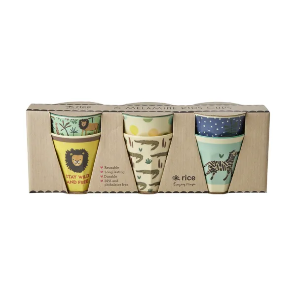 Rice barnkopp small 6-pack, Multi