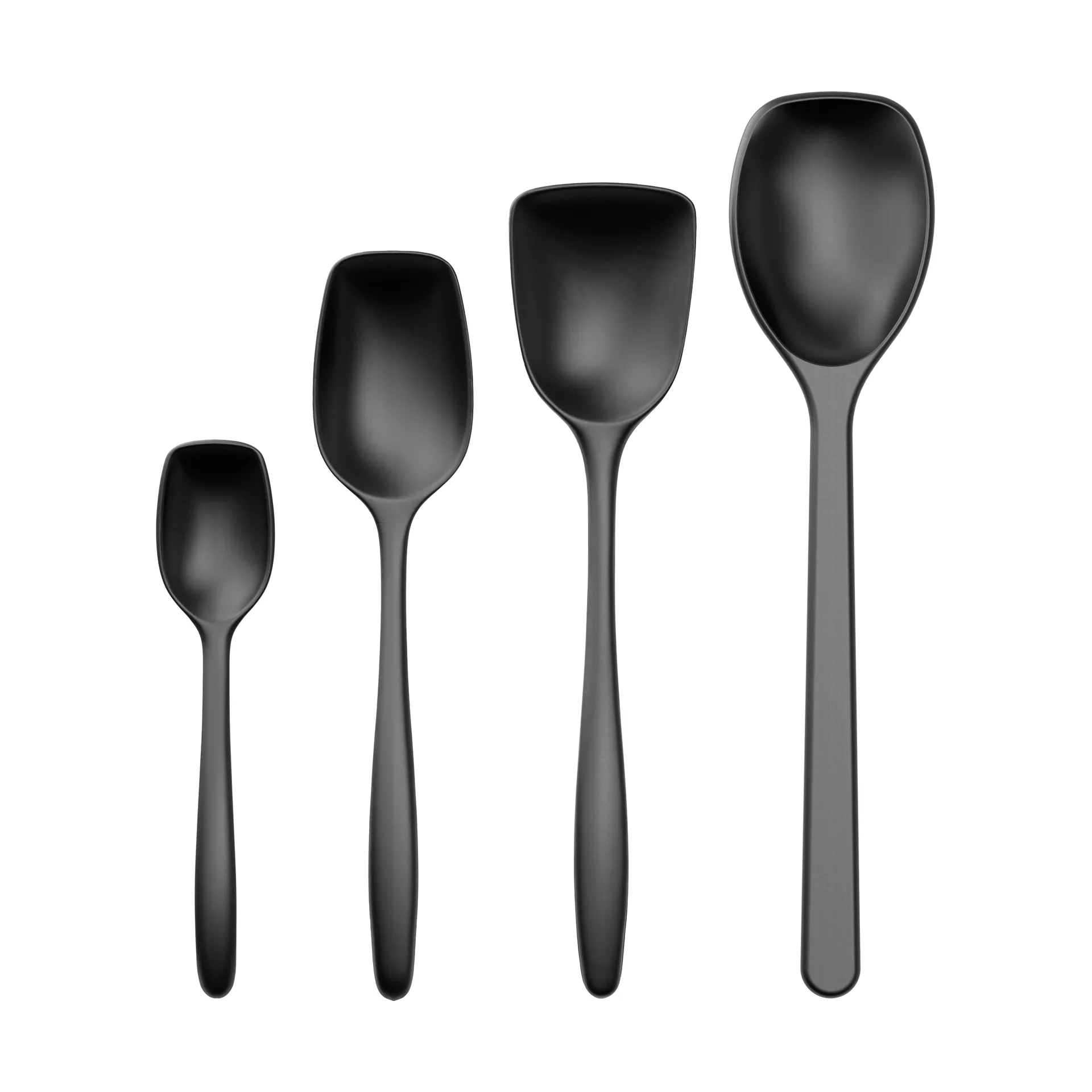 Rosti - Classic Grydeskesæt 4 dele Carbon black/Sort
