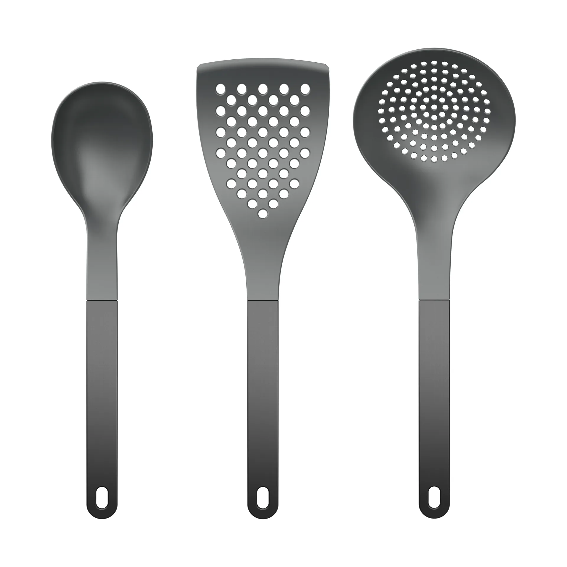 Rosti Ustensiles de cuisine Optima 2, 3 pièces Nylon noir