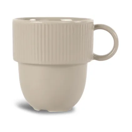 Sagaform Inka kopp med &ouml;ra 27 cl Beige