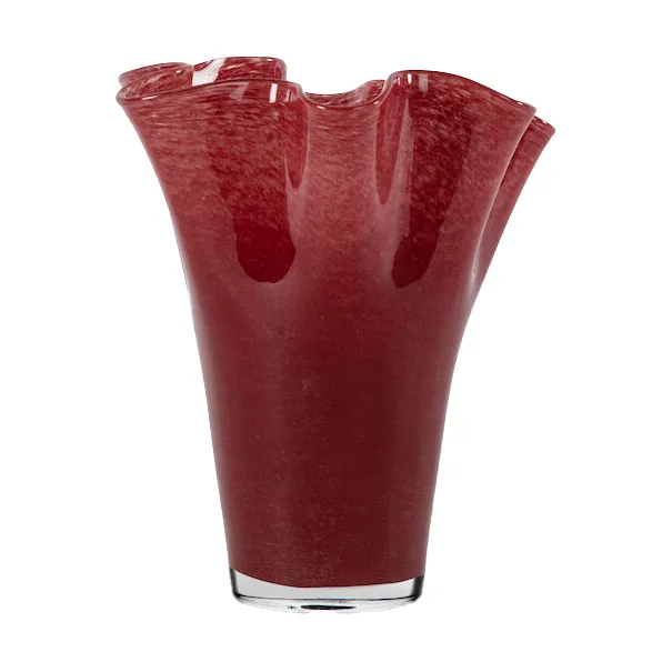 Sagaform Vase Viva grand 24,5 cm Bordeaux