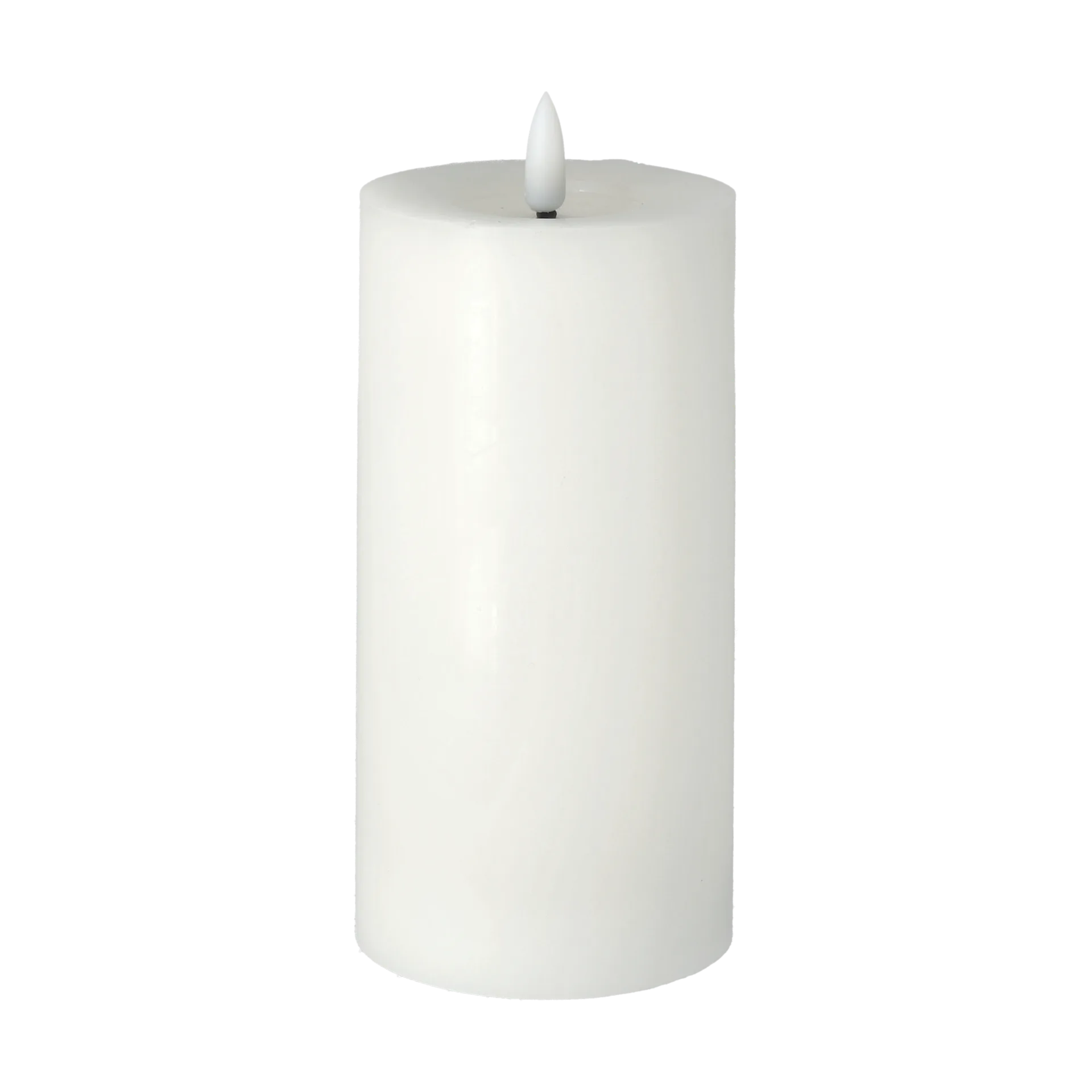 Scandi Essentials Bougie bloc LED Bright Melt 17,5 cm Blanc