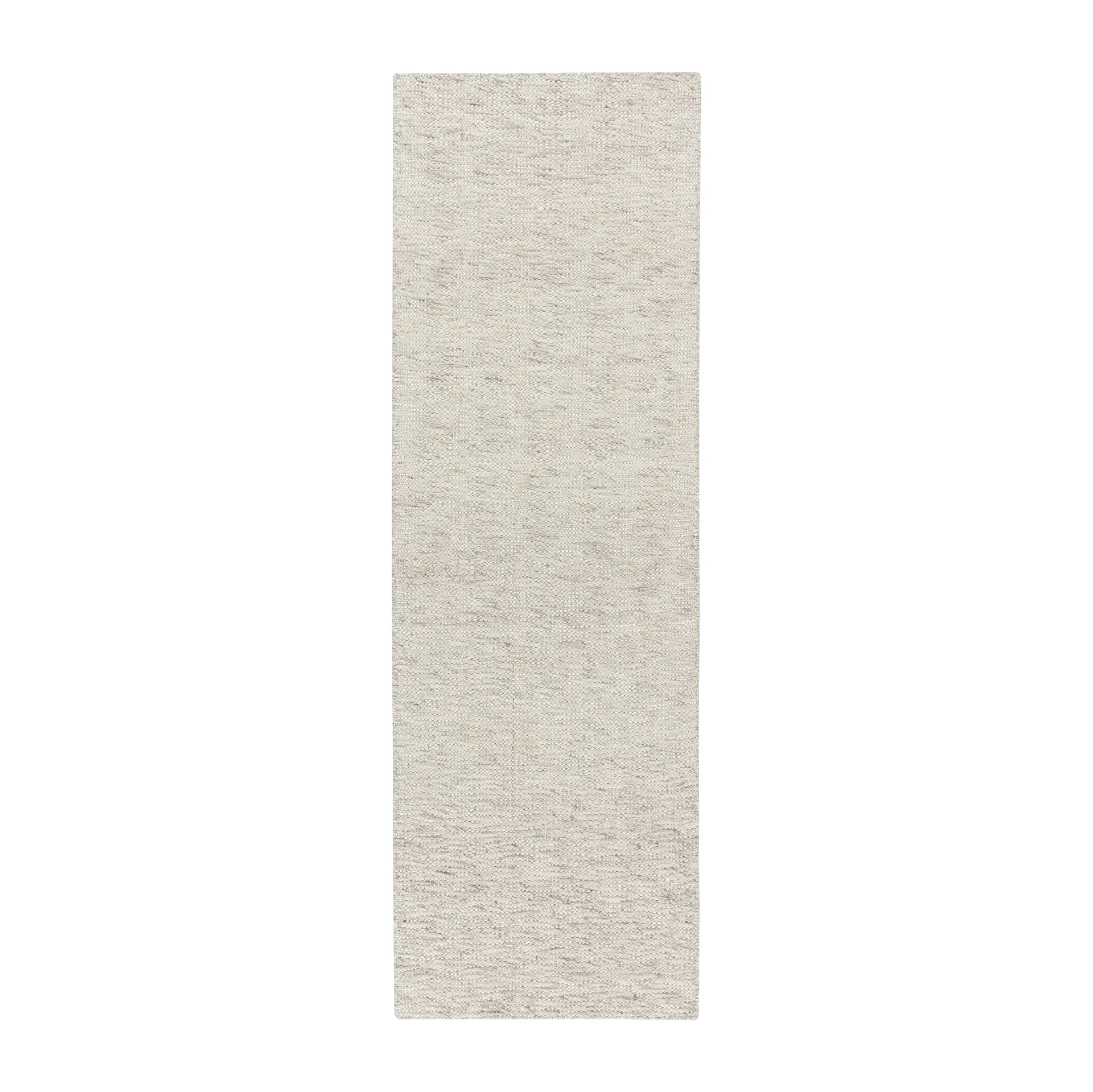 Scandi Living Fawn uldtæppe hvid 80x240 cm