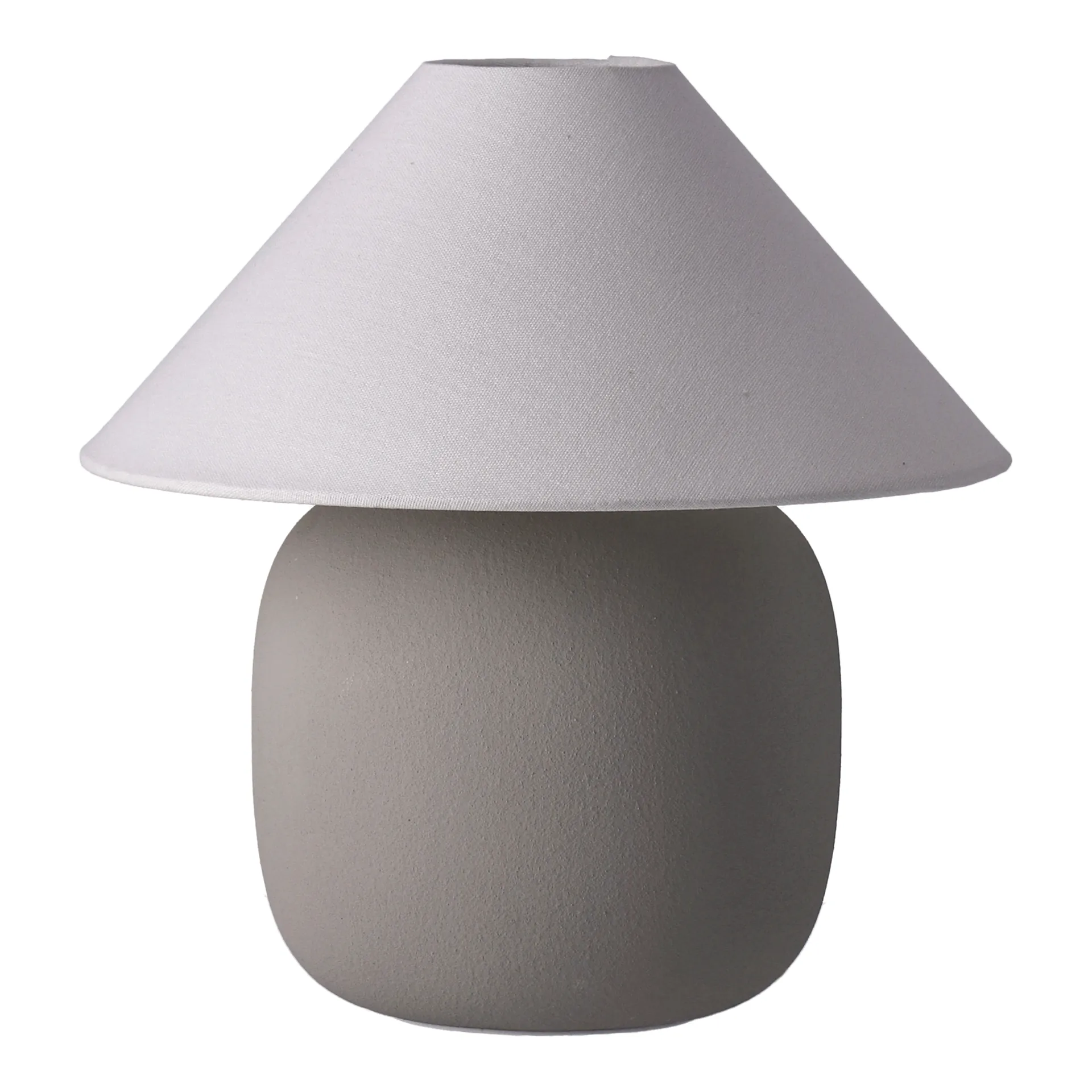 Scandi Living Lampe de table Boulder grey-white