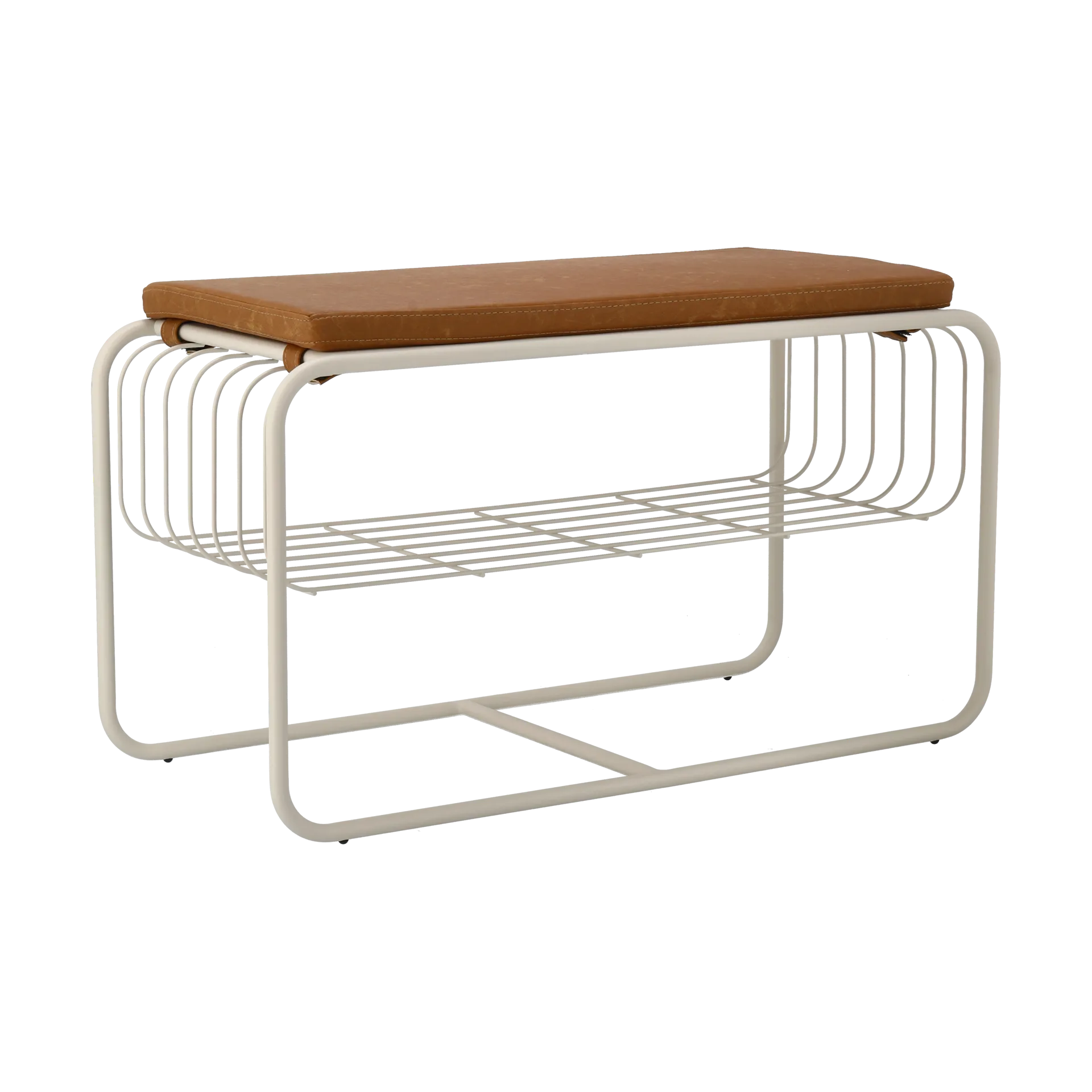 Scandi Living Nod bank/schoenenrek 80x36c42 cm Beige