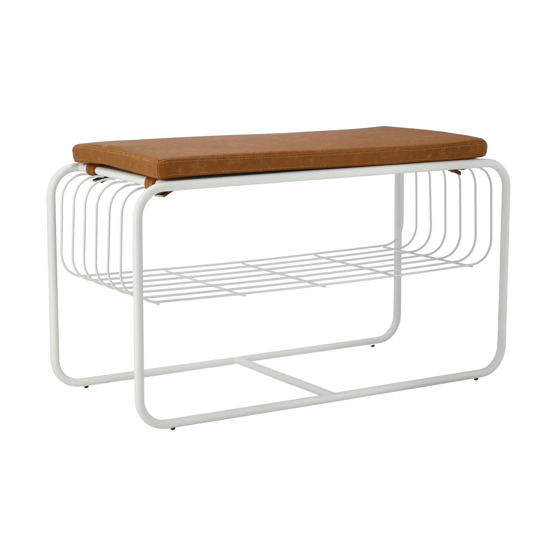 Scandi Living Nod bank/schoenenrek 80x36c42 cm White