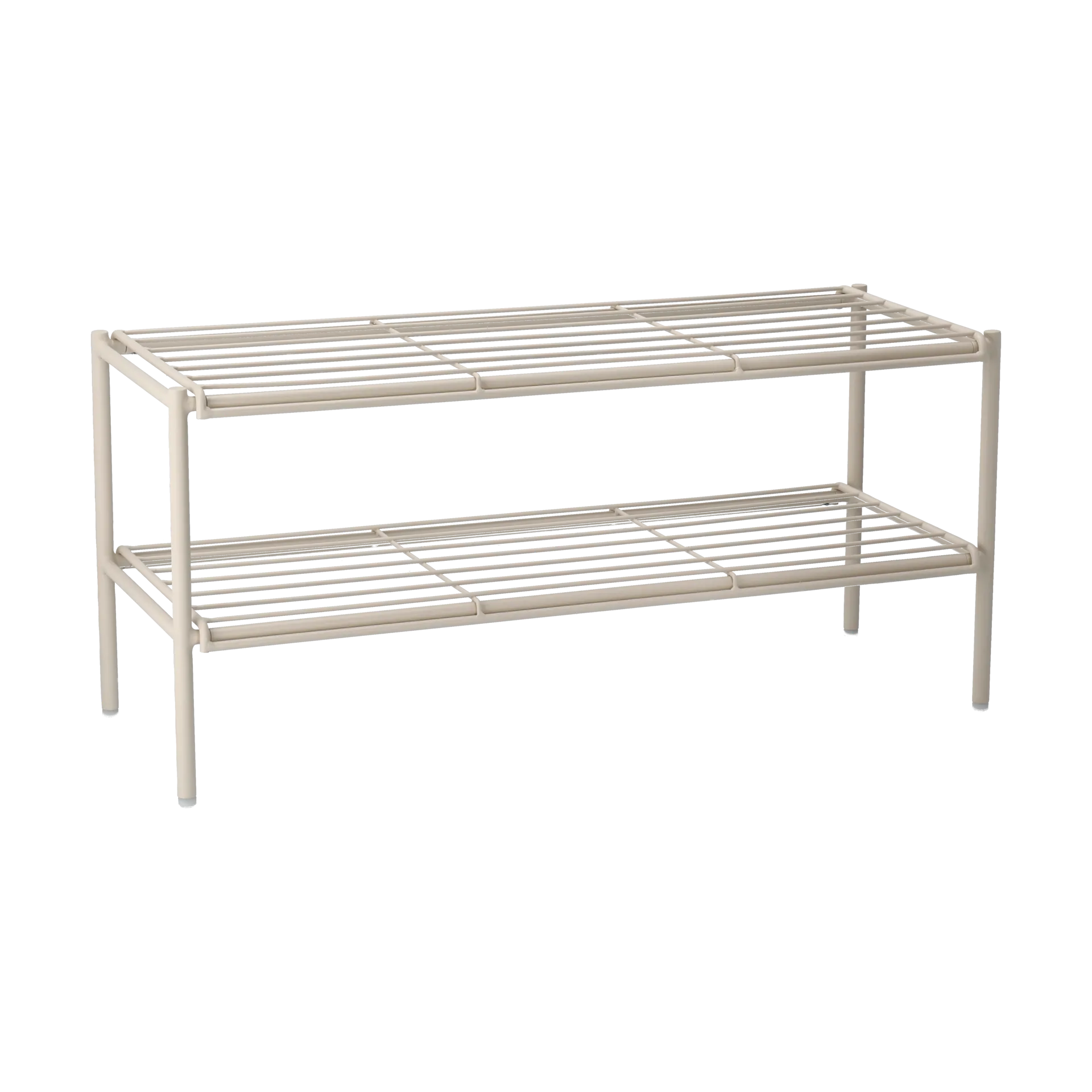 Scandi Living Nod schoenenrek 80x30x37 cm Beige