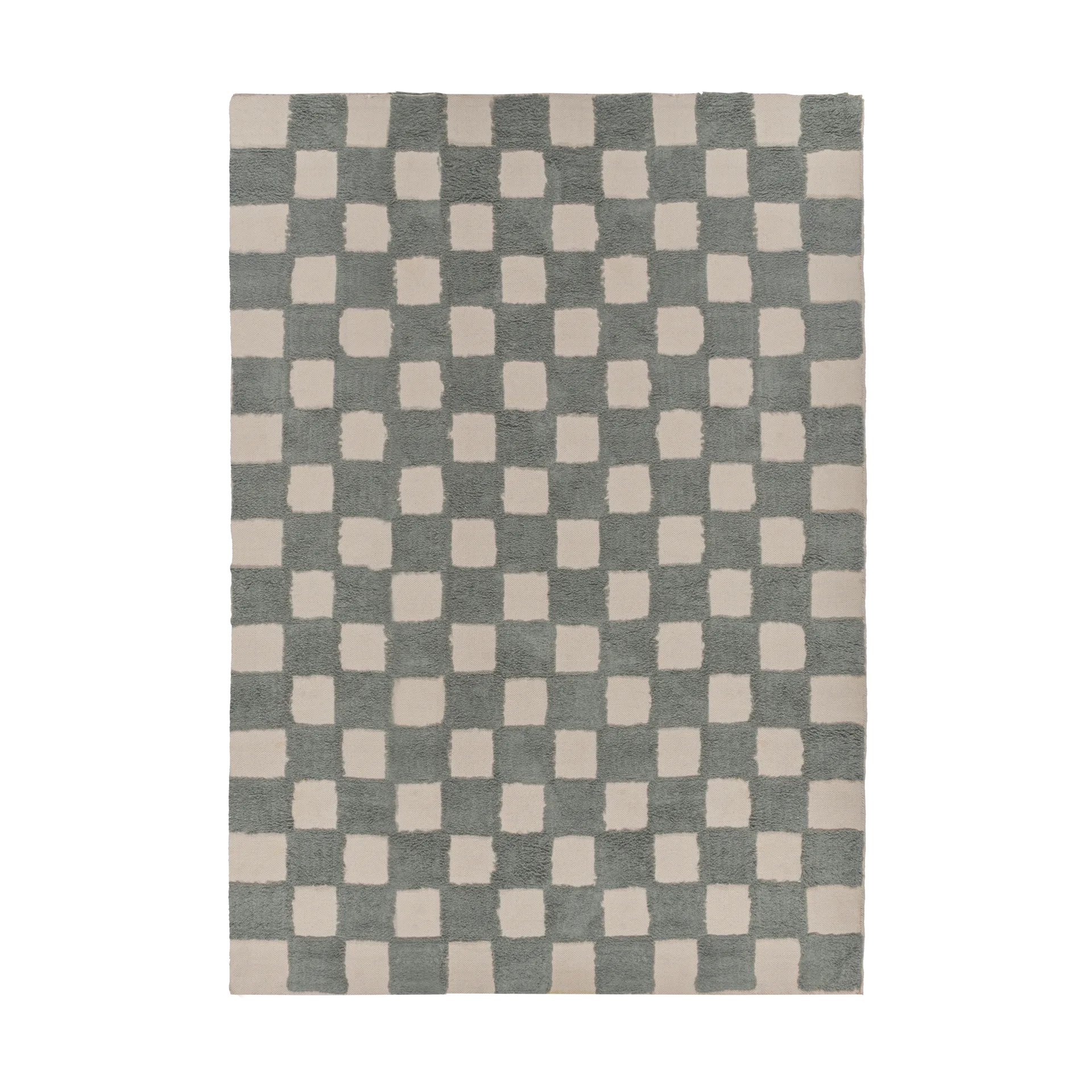 Scandi Living Tapis de jeu Checker cm Sage