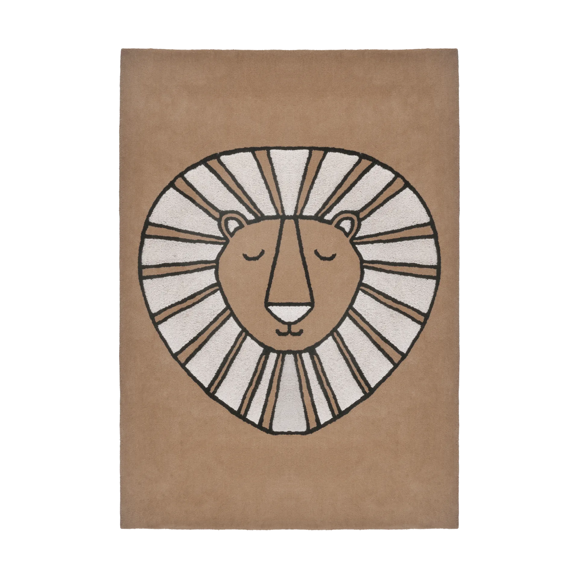 Scandi Living Tapis en laine Roar cm Sand