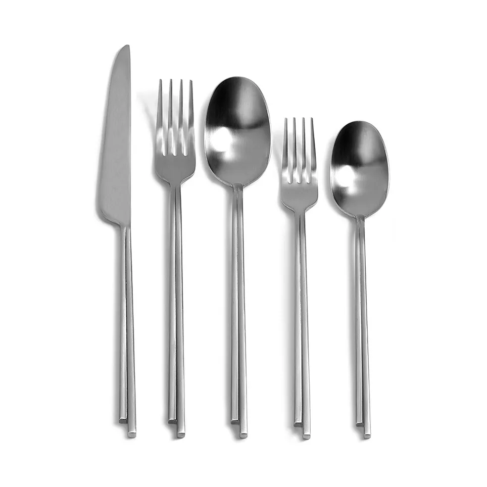 Serax Dune bestiksæt 5 dele gaveæske Stainless steel