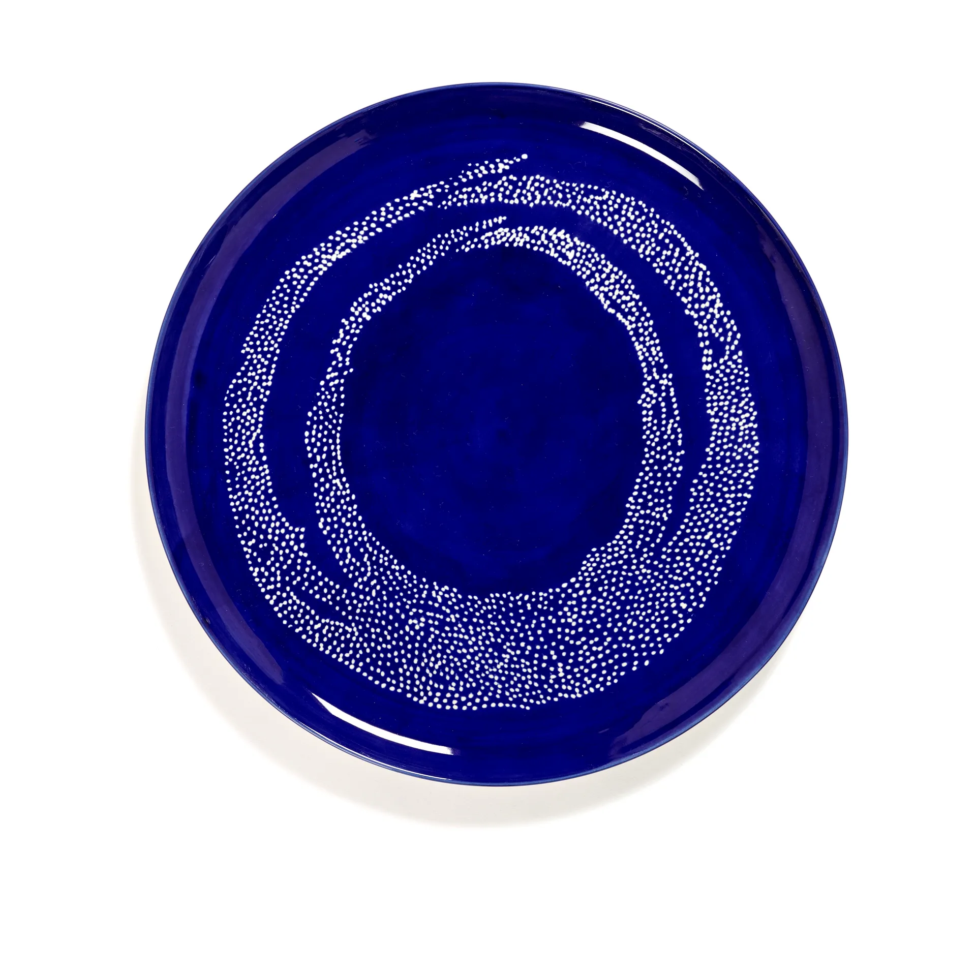 Serax Ottolenghi Feast serveringsfat &Oslash;35 cm Dark blue dots-white