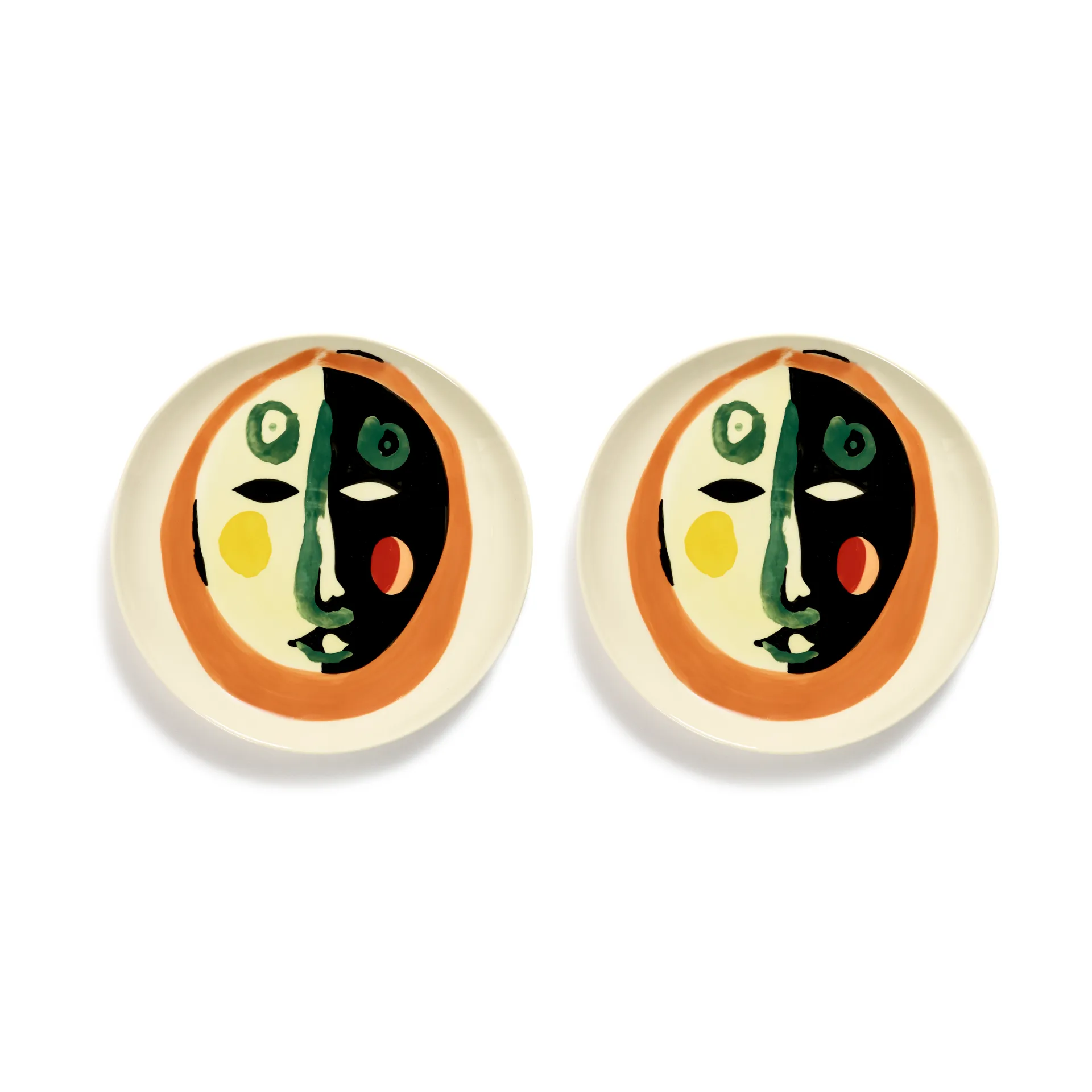 Serax Ottolenghi Feast tallerken M Ø22 cm 2-pak Face nr 1 billede