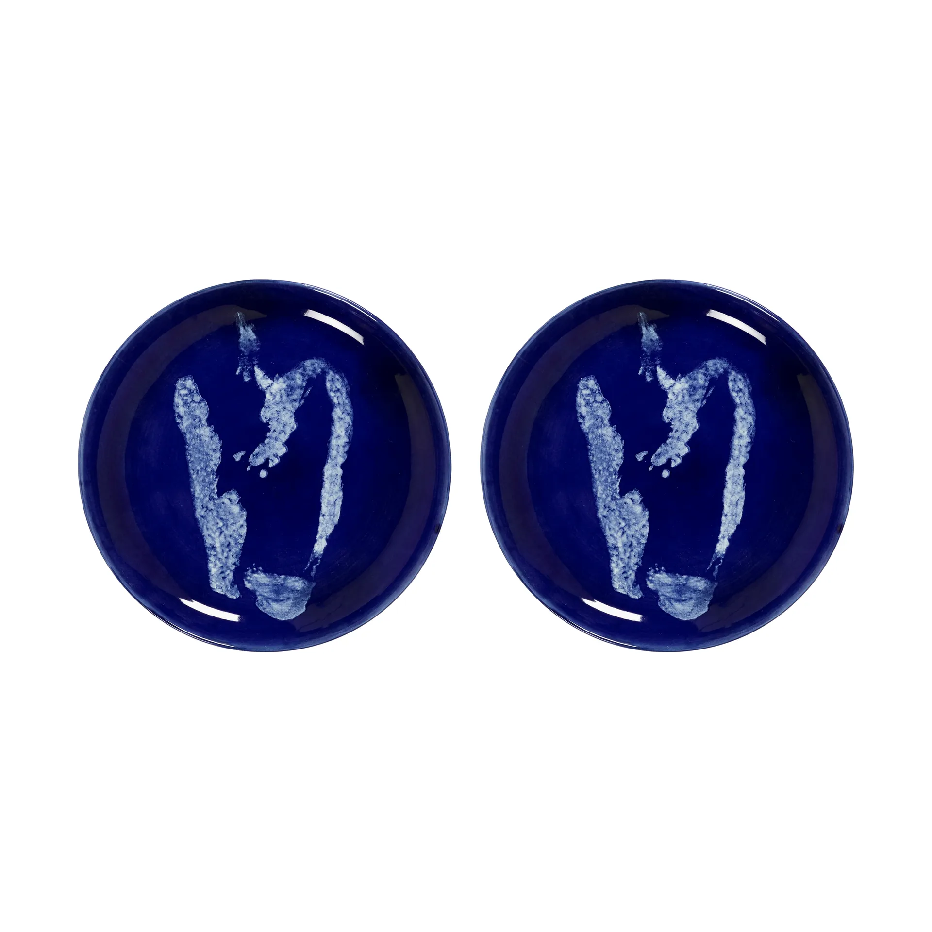 Serax Ottolenghi Feast tallerken S Ø19 cm 2-pak Dark blue-pepper white