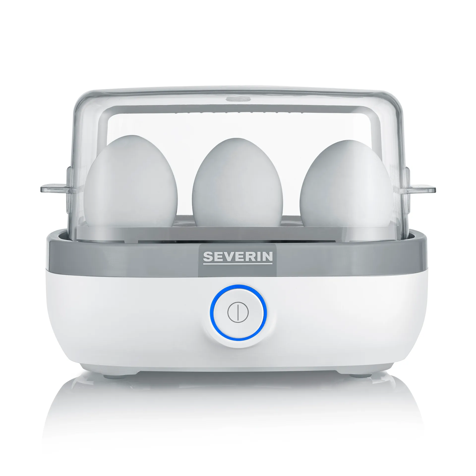 SEVERIN Æggekoger EK 3164 - egg boiler - white/grey