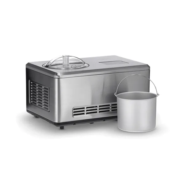Severin EZ 7406 glassmaskin med kompressor 2x2 L, Rostfritt stål