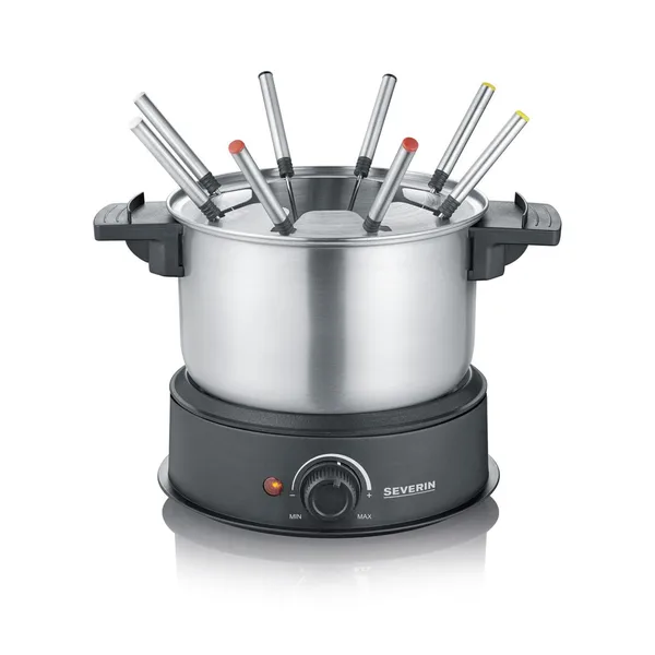 Severin FO 2470 fondue 8 gafflar, Rostfritt stål